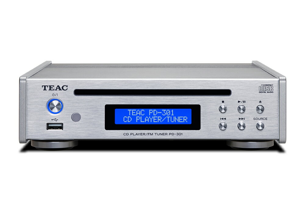 TEAC - PD-301-X/S/シルバー（ワイドFMチュ