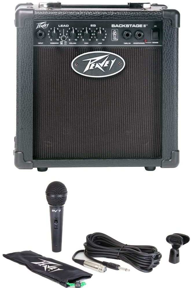 Peavey - BackStage マイクセット10W カラオケ 会議 イベント用 呼込み 拡声器 マイク付きスピーカー【国内正規品】【在庫有り即納】