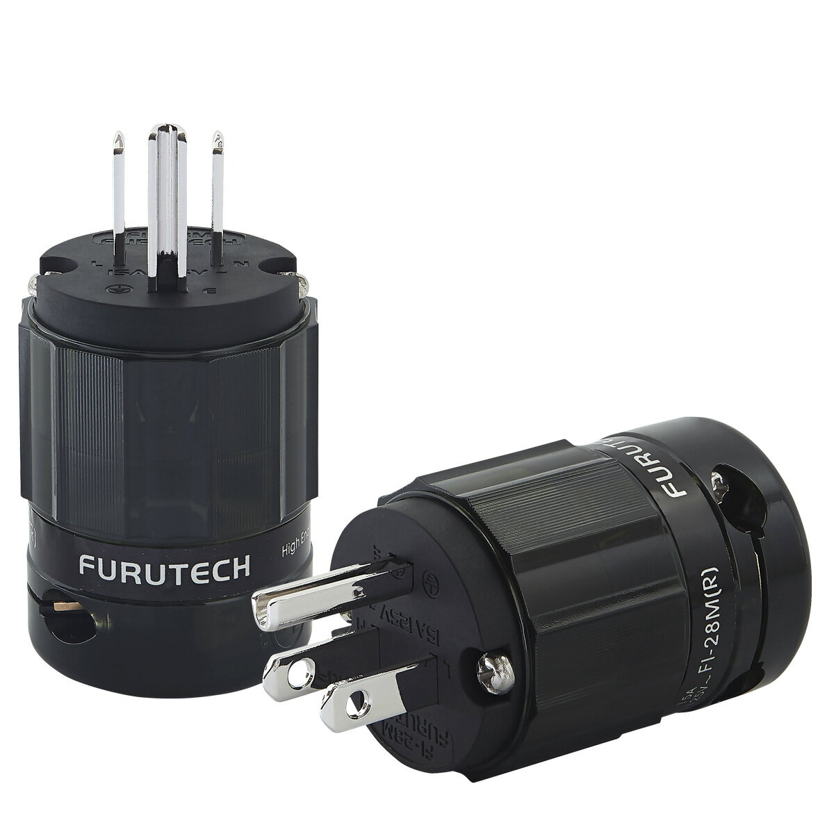 FURUTECH - FI-28M（R）（15A用3P電源プラグ・ロジウムメッキ）【メーカー取寄品・納期は確認後ご連絡】