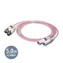 TOP WING - Flow Signal XLR/5.0m(XLRケーブル/ペア)【受注生産/要事前決済】【納期は確認後ご連絡】