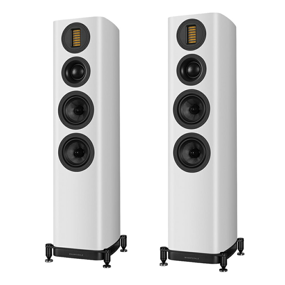 Wharfedale - Evo5.3/ホワイト（ペア）フロアスタンドスピーカー【受注生産/要事前決済】【メーカー直送品（代引不可）・納期は確認後ご連絡】