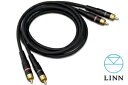 【送料無料】LINN BI12BI 12/UBリン　RCAケーブル1.2m×2本BLACK INTERCONNECT CABLEブラック・インターコネクト・ケーブルBI 12/UB/1.2mペア・端子付き