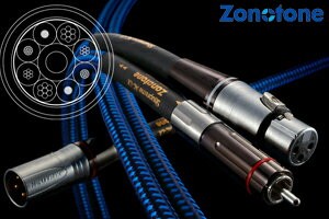 【価格はお問い合わせください】Zonotone　ゾノトーンshupremeAC-LX_XLR1.0m ペア超高純度7Nクラス・5種ハイブリッド DMHC・4芯×2(8芯) ハイエンド・インターコネクトケーブル