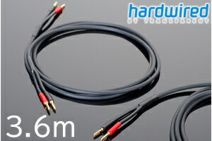 【送料無料】TRANSPARENT hardwired HWSC12(3.6m) トランスペアレント ハードワイヤード 両端バナナ端子 スピーカーケーブル