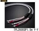 【送料無料!!】TiGLONTPL2000SP1.5Y-Yペア 1.5m 150cm Y端子 スピーカーケーブルYラグ→YラグTPL2000SP1.5YYティグ...