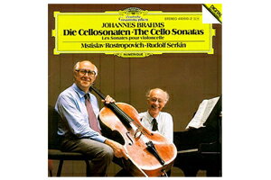 【在庫限り！1枚即納可能!!】Brahms-Cello Sonatas：Mstislav Rostropovich：Ruldof SerkinアナログレコードDG43037　マーキュリー