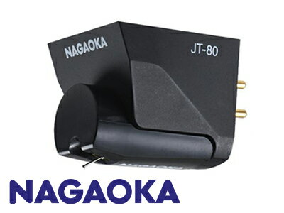 【送料無料】JT80BK BLACK ブラックNAGAOKA　ナガオカ創業80周年を記念 レコード用MM型カートリッジ JEWELTONE ジュエルトーンムービングマグネット型(MM型)