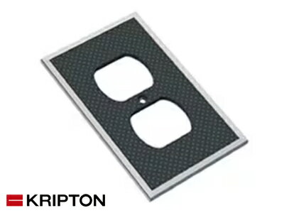 【送料無料】KRIPTON CP-HR10 クリプトン CPHR10HRコンセントプレート2 個口用