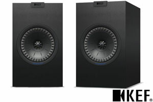 KEF Q150Satin Black　サテンブラックQシリーズコンパクトスピーカーブックシェルフスピーカー（ペア）2-wayブックシェルフスピーカー