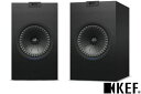 【送料無料】KEF Q150Satin Black　サテンブラックQシリーズコンパクトスピーカーブックシェルフスピーカー（ペア）2-wayブックシェルフスピーカー