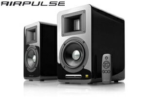 【送料無料】AIRPULSE A100 BT5.0ブラックハイグロス BKエアパルスDAC内蔵アクティブ・スピーカー　ACTIVE SPEAKER