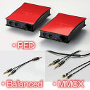 【限定生産モデル】ORB JNU-BIP-MMCX-B RED(MMCX・バランス・レッド) ポータブルヘッドフォンアンプ(2台1組) オーブ