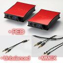【限定生産モデル】ORB JNU-BIP-MMCX-UB RED(MMCX・アンバランス・レッド) ポータブルヘッドフォンアンプ(2台1組) オーブ