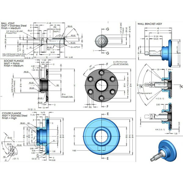 GALLO ACOUSTICS　GW3（1本・ステンレス）　G-Mount（ウォールマウント）　ギャロアコースティックス