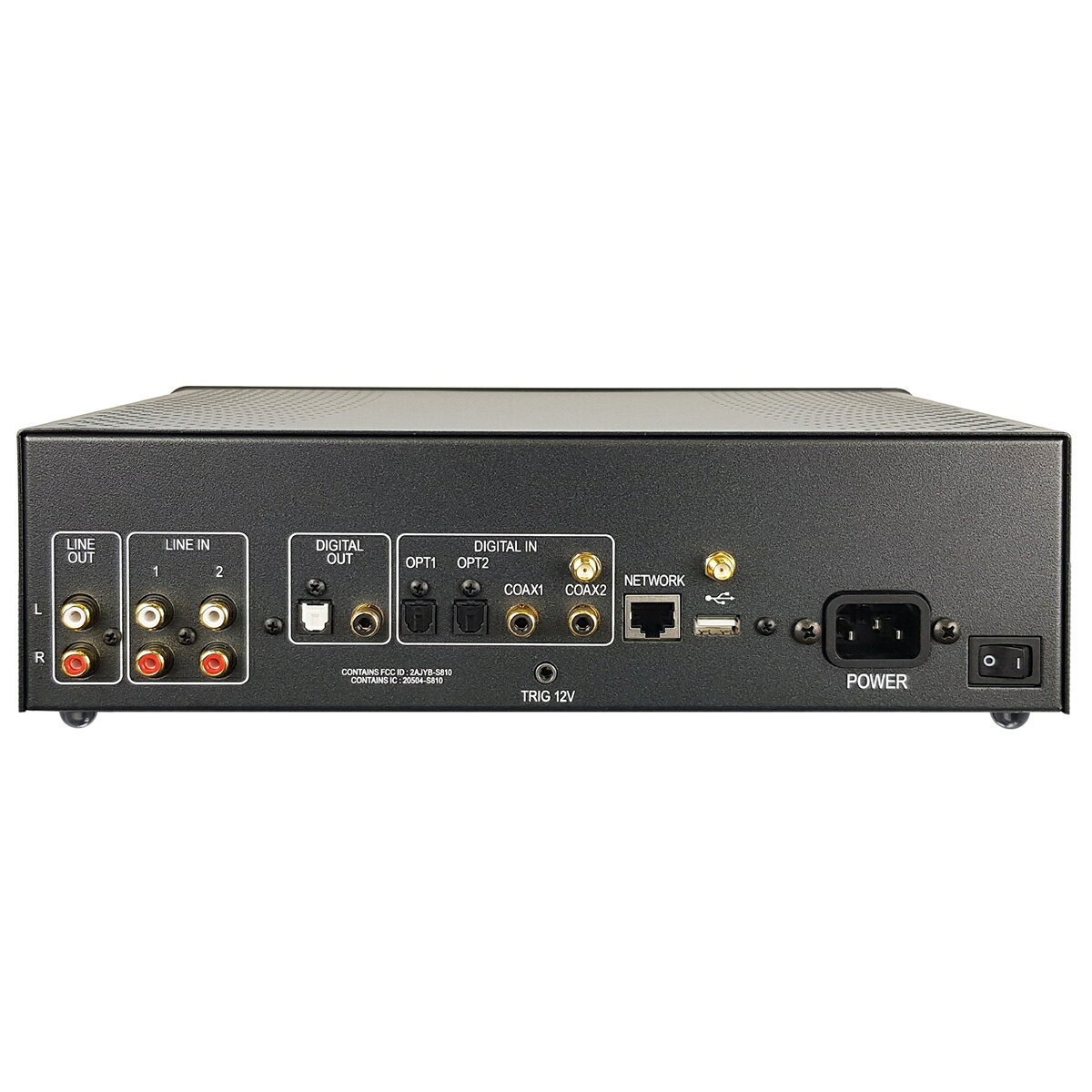 オーディオ専門店スクェアの【納期情報：受注生産約2か月前後】ATOLL　MS120/B（ブラック）　ネットワークストリーマー/プリアンプ　アトール｜アングル2