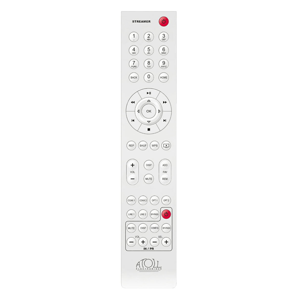 オーディオ専門店スクェアの【納期情報：受注生産約2か月前後】ATOLL　MS120/B（ブラック）　ネットワークストリーマー/プリアンプ　アトール｜アングル3