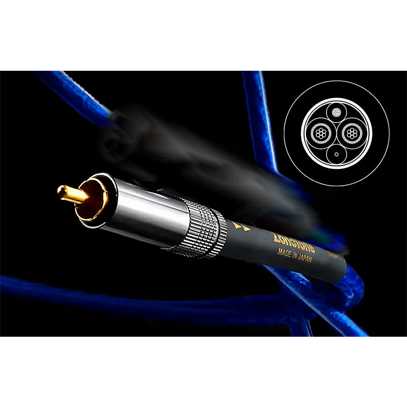 Zonotone　Granster AC-3000AV（1.0mx1本）　センター/ウーファー用RCAピンケーブル　ゾノトーン AC3000