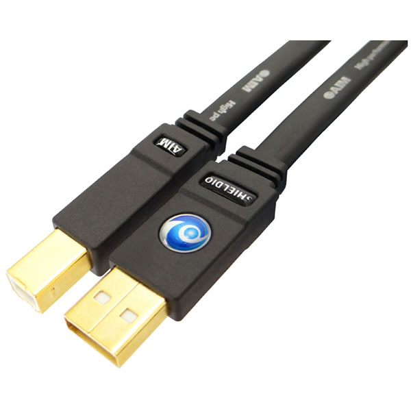 【代引き不可】エイム電子 UAC-F010/1.0m（タイプA-B） PCオーディオUSBケーブル「SHIELDIO」シリーズ AIM UACF010 【P10】