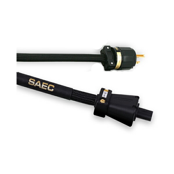 SAEC PL-5900M/2.0m メガネ型プラグ仕様 新導体PC Triple C採用 高音質電源ケーブル サエク PL5900M