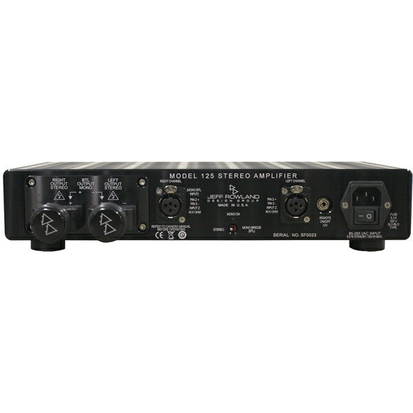 Jeff Rowland D.G. Model 125�����ƥ쥪�ѥ����� �����ե�������