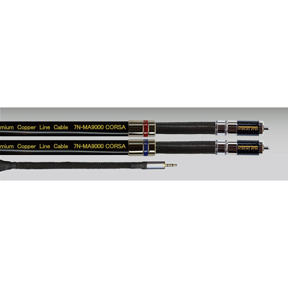 M&M DESIGN　DAP-A9000 CORSA/Φ2.5/3.0m　DAP用バランス接続対応/ミニプラグ-RCAケーブル
