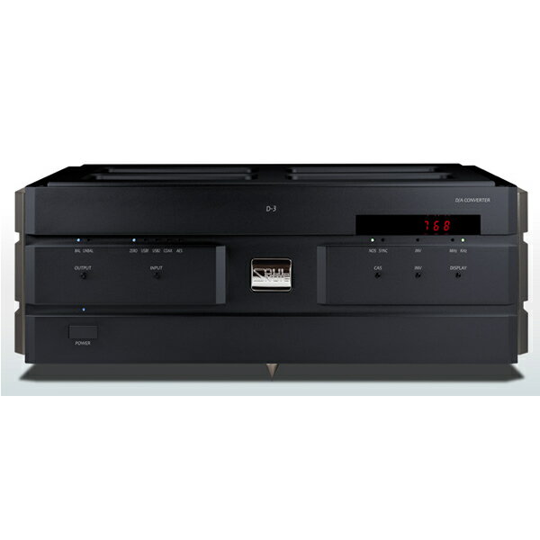 【納期情報:納期未定】SOULNOTE D-3/B(ブラック) D/Aコンバーター ソウルノート D3