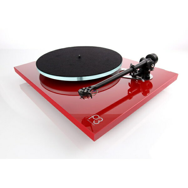 【納期情報：納期未定】rega　Planar3 mk2 Red with Elys2（60Hz専用モデル）　アナログプレーヤー　レガ　PLANAR3MK2