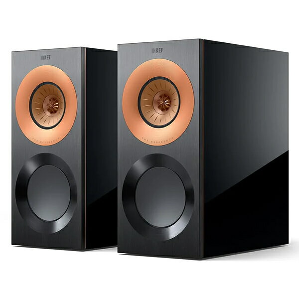 【納期情報：受注生産品お問い合わせください】KEF Reference 1 Meta/HBC（ハイグロスブラック/コッパー・2本1組） スピーカー