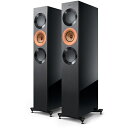 【納期情報:受注生産品お問い合わせください】【特殊配送指定商品】KEF Reference 3 Meta/HBC(ハイグロスブラック/コッパー・2本1組) スピ...