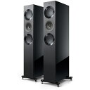 【納期情報:受注生産品お問い合わせください】【特殊配送指定商品】KEF Reference 3 Meta/HBG(ハイグロスブラック/グレー・2本1組) スピー...