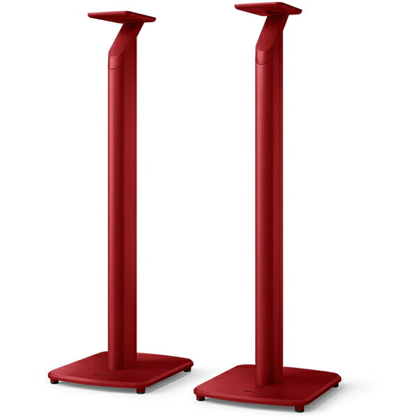 KEF　S1 Floor Stand/CR（クリムゾンレッド・2本1組）　（LSX II 用スピーカースタンド）　LSX2