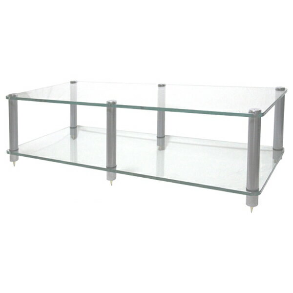 ※こちらの商品は、メーカー直送品となります。※代金引換や配達日時指定はご利用いただけませんので、予めご了承ください。※北海道・九州・離島・一部地域では別途送料がかかる場合がございますので、　その際は、別途ご連絡させて頂きます。 サウンドマジック　XW02G ※標準ポールは、228mmが6本になります。 　オーディオラック購入時に支柱交換をご希望のお客様は、最終的なサイズ（350mmx6本等）を記載の上、 　該当するPCB178-6、PCB228-6、PCB280-6、PCB350-6などを一緒にご注文ください。 SOUNDMAGIC/サウンドマジックのXW02GBは全段6+6mm合わせ防弾ガラスを使用したワイドサイズのオーディオラックです。 ワイドサイズでも圧迫感のないガラスのインエテリア性がポイント。 1131mmの2段モデル。 ガラスの棚板にアクセントとなるブラック支柱モデルです。 ※本製品は、強化ガラスで特殊フィルムを挟み込み真空圧着で張り合わせた防弾ガラス仕様の製品です。 強化ガラスはその性質上後加工ができません。 そのため側面の合わせのズレや、表面の微細な欠け及び表面にキズ、合わせ部にわずかな気泡等が生じることがありますが、 弊社誤差基準にて合格した製品のみをお届けします。 外形寸法：W1131×D458×H483.9mm（スパイクを除く） ※真鍮削りだしスパイク＆スパイク受け同梱。 棚板数：3 耐荷重：各棚150kg 製品重量：52.8kg