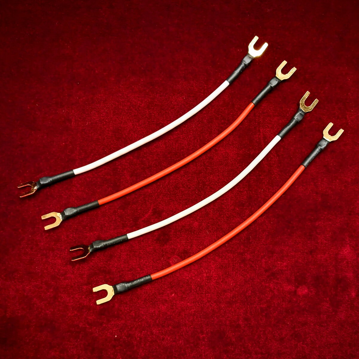 LUXMAN　JPS-100（20cmx4本・ORB HL-YLI使用＜内径8mm/外径15mm＞・8箇所Yラグ仕上げ）　ジャンパーケーブル端末処理済み商品　ラックスマン