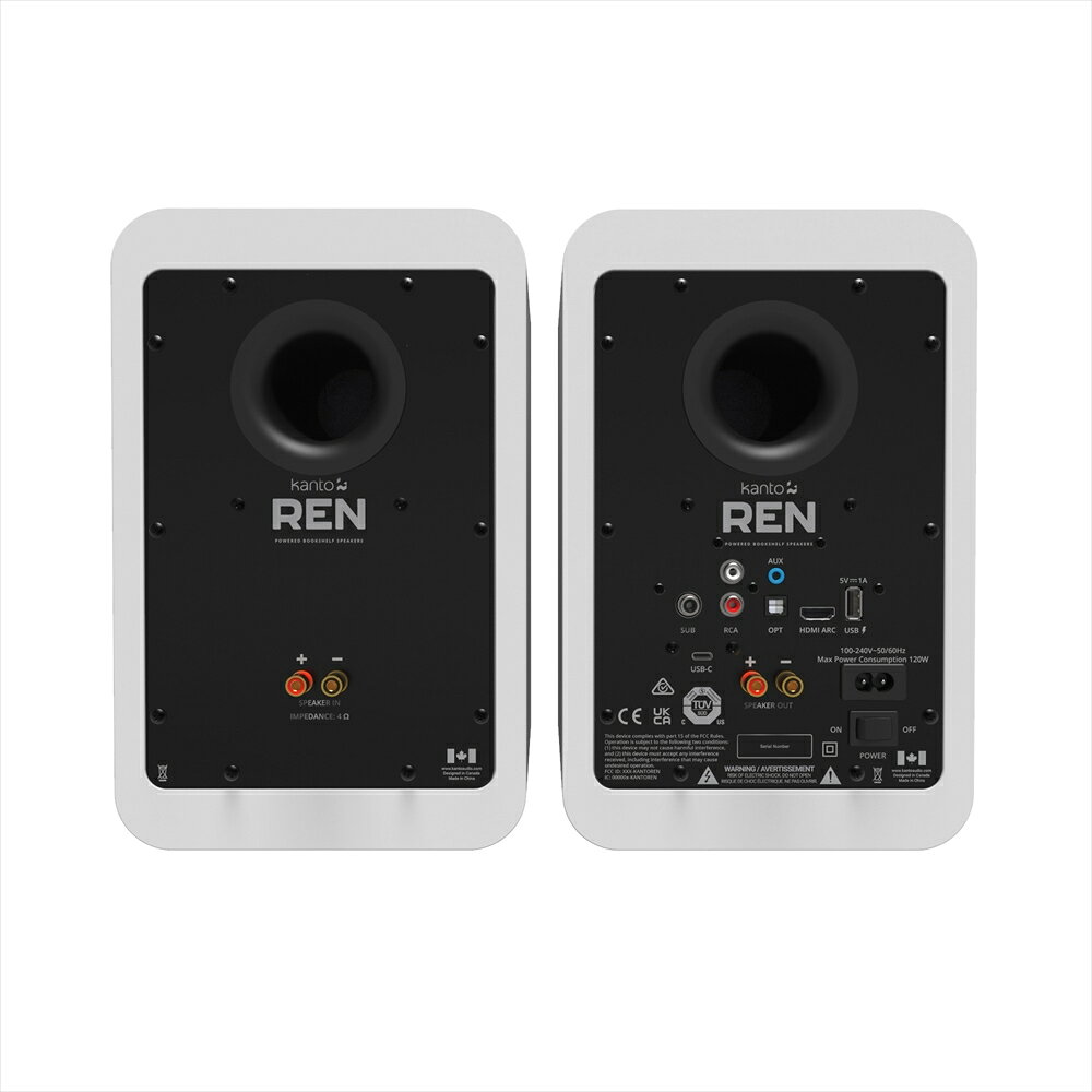 Kanto Audio　REN/MW（マットホワイト・2本1組）　アンプ内蔵スピーカー audio9-10009203 オーディオ専門店スクェア サンプル画像2