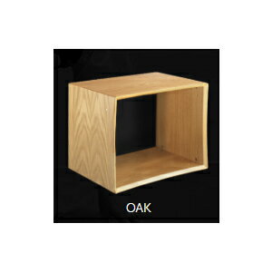 【代引き不可】QUADRASPIRE　LP-QUBE2/OK（オーク）　LP/レコード/本棚ラック