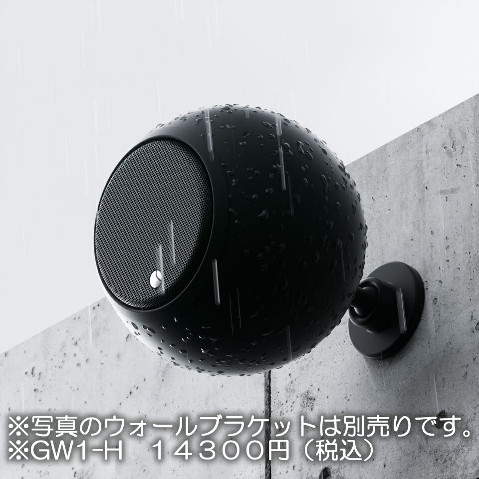 GALLO ACOUSTICS GA1-H/SB（サテンブラック 1本） 防塵 防水性能IP66/屋外対応スピーカー A’DIVA HABITAT