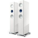 【納期情報:受注生産品お問い合わせください】【特殊配送指定商品】KEF Reference 3 Meta/HWB(ハイグロスホワイト/ブルー・2本1組) スピー...