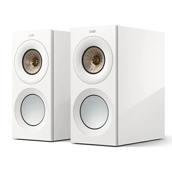 【納期情報：受注生産品お問い合わせください】KEF Reference 1 Meta/HWC（ハイグロスホワイト/シャンパン・2本1組） スピーカー
