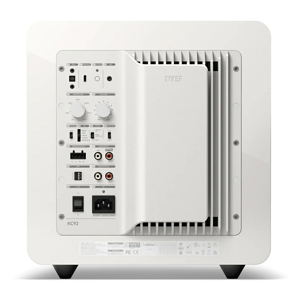 【納期情報：納期未定】KEF　KC92/WG（ホワイトグロス・1本）　サブウーファー