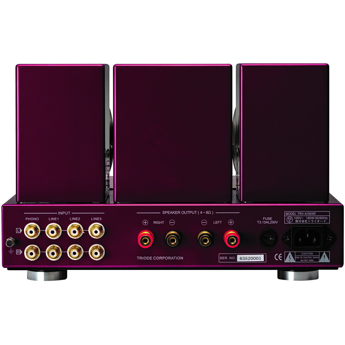 Triode　TRV-A150XR　（リモコン付き）　真空管プリメインアンプ　トライオード　TRVA150XR audio9-10008482 オーディオ専門店スクェア サンプル画像2