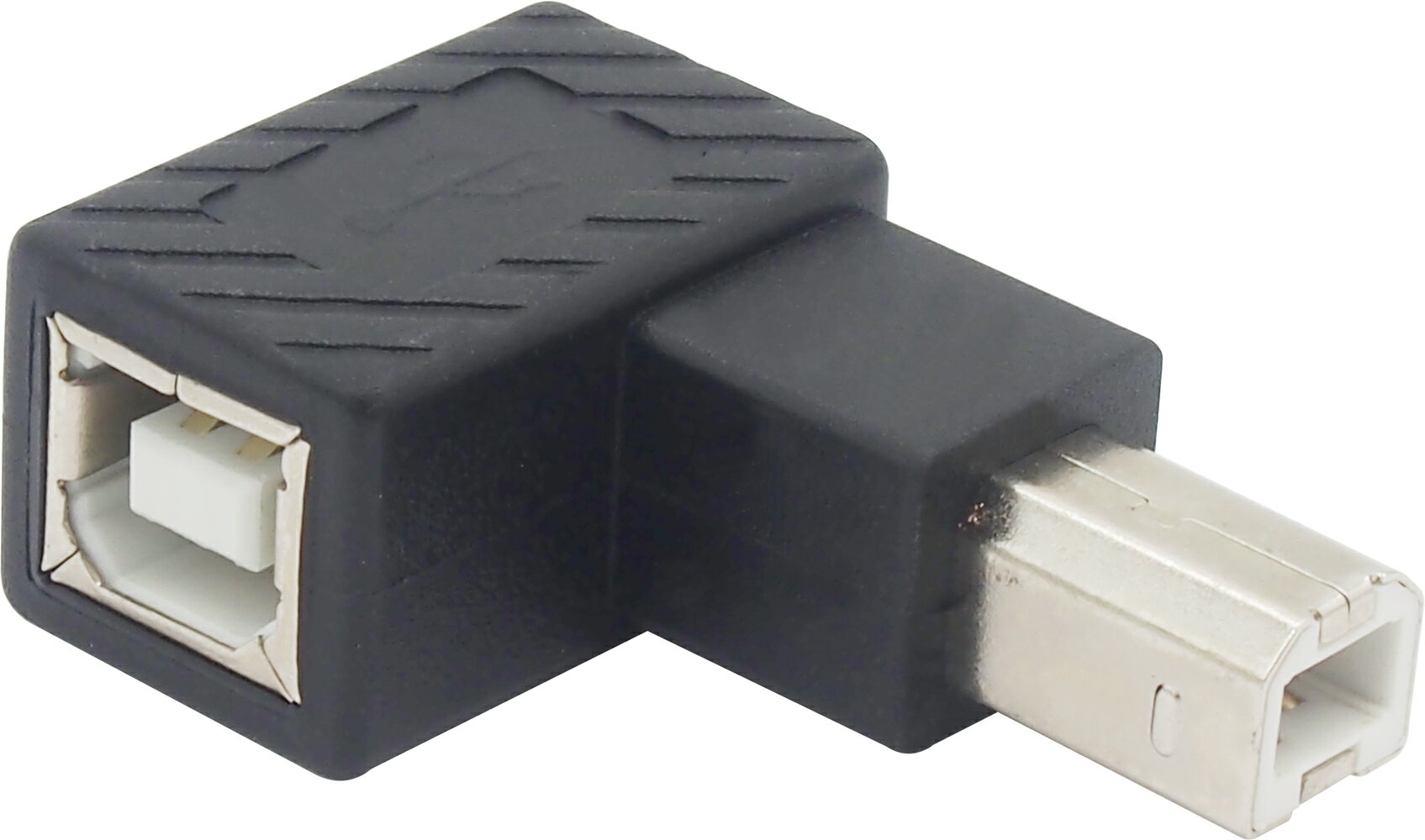USB変換コネクタ USB2.0 L字型 L型C Bタ