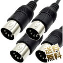 5pin DIN オス - 5pin DIN オス ケーブル径 Φ4mm 28AWG/2C ケーブル長 約 1.5m と 約3.0m 製品内容 MIDIケーブル 1.5m ×1点 3.0m ×1点 保証期間 お届け日より1ヶ月5pin DIN オス - 5pin DIN オス ケーブル径 Φ4mm 28AWG/2C ケーブル長 約 1.5m と 約3.0m 製品内容 MIDIケーブル 1.5m ×1点 3.0m ×1点 保証期間 お届け日より1ヶ月