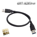 USB 3.1 gen1 延長ケーブル 0.5m Type-Aオス ⇔ Type-Aオス データ高速転送 5Gbps