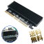 m.2PCI-E Ѵ ҡȥ󥯥դ M.2(mKey)  PCIEXPRESS PCIe3.0 X4/X8/X16󥿡եX4 ˡ 1040.5cm SSDѥͥ 2280 2260 2242 2230б