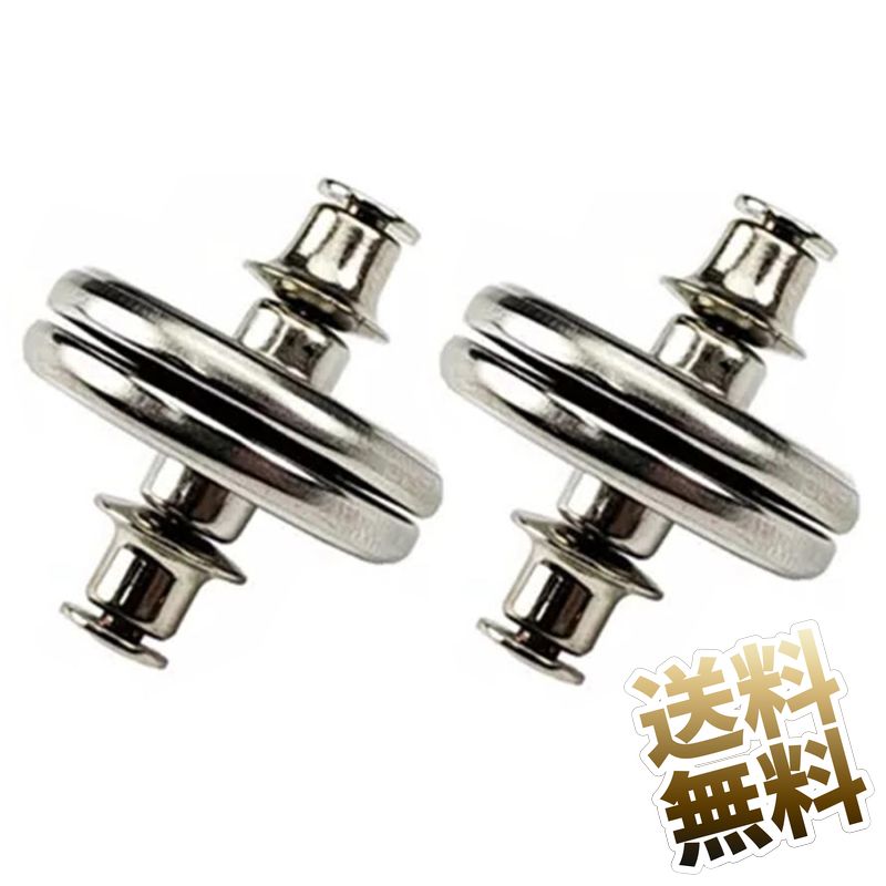 楽天オーディオファンテック【カーテンタッセル ×2ペア 直径17mm】 カーテン 留め具 取付 かんたん マグネット バックル カーテン 光漏れ防止 カーテンマグネット 両開きカーテン カーテン磁石 遮光 工具不要