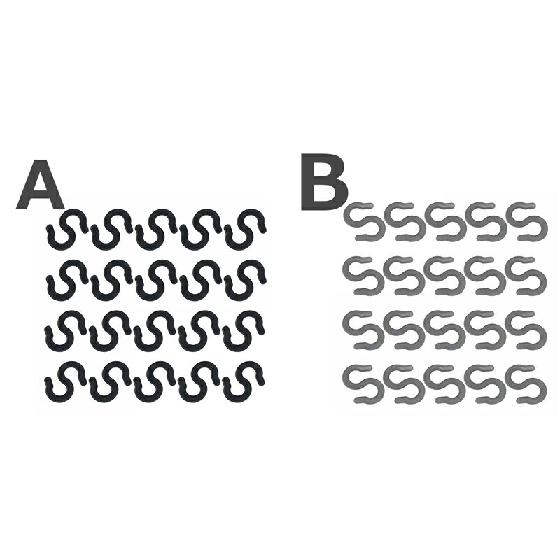 自転車用ケーブルクリップ 20点セット S字 ...の紹介画像2