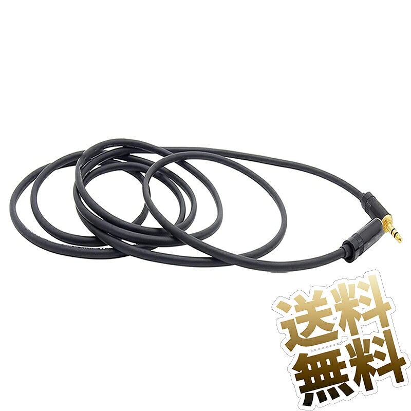 オーディオケーブル PCOCC 3.5mm 3極 延長ケーブル 金メッキ ブラック 約180cm