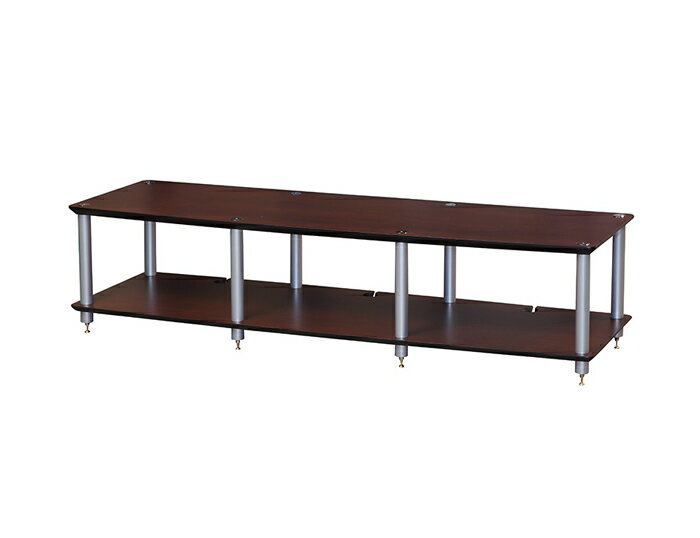 SOUND MAGIC サウンドマジック Ai22DS オーディオラック (棚板：ダークチェリー/支柱：シルバー)［メーカー正規保証］