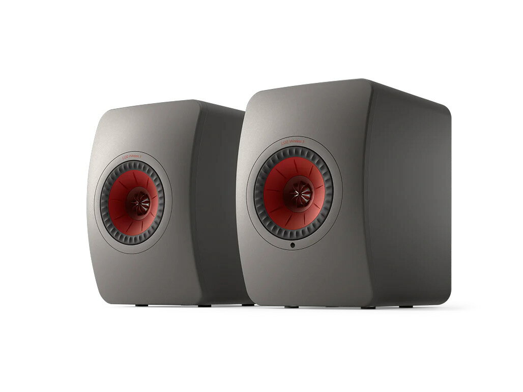 KEF ケーイーエフ LS50Wireless II Titanium Grey ワイヤレス・スピーカーシステム （グレー・ペア）［国内正規代理店品］