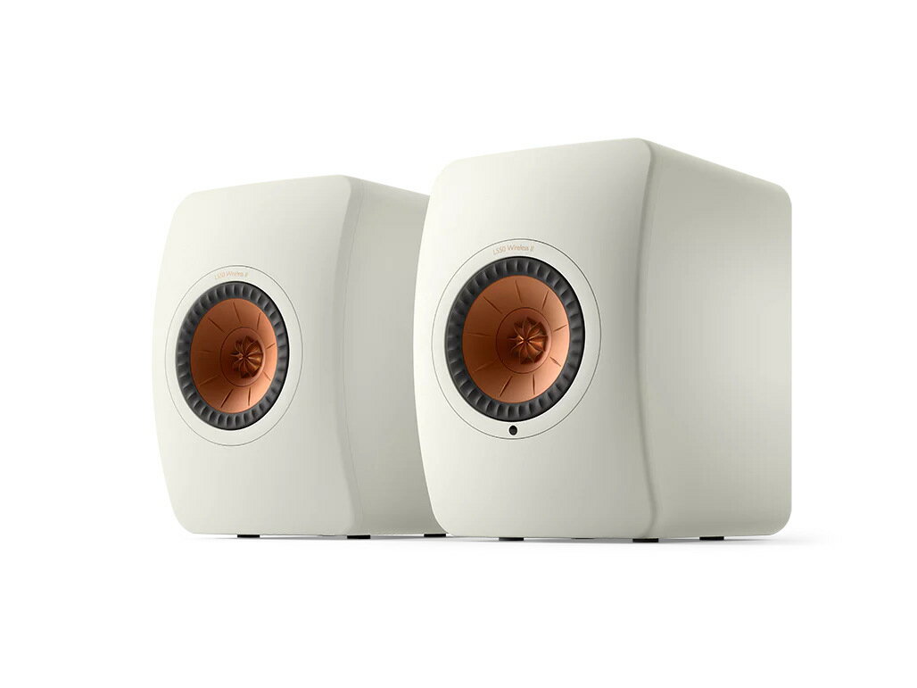 KEF ケーイーエフ LS50Wireless II Mineral White ワイヤレス・スピーカーシステム （ホワイト・ペア）［国内正規代理店品］